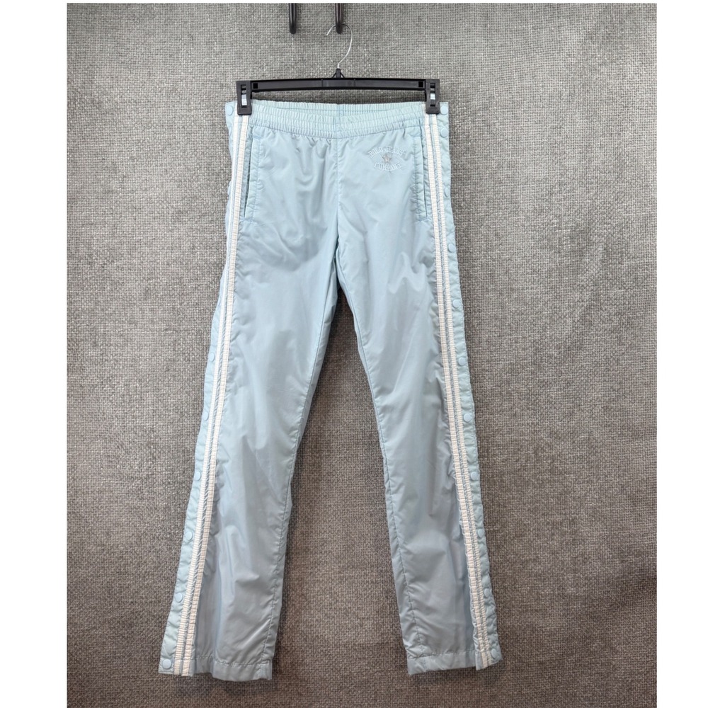 Polo Jeans Co Ralph Lauren Women's Track Pants Light Blue Vintage Size Small